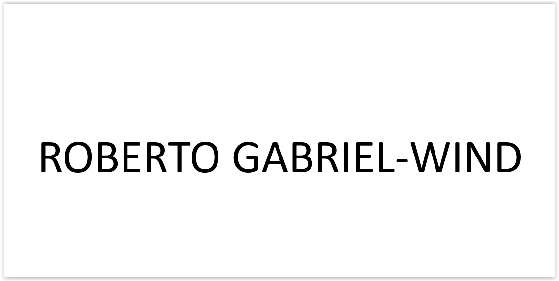 ROBERTO GABRIEL-WIND