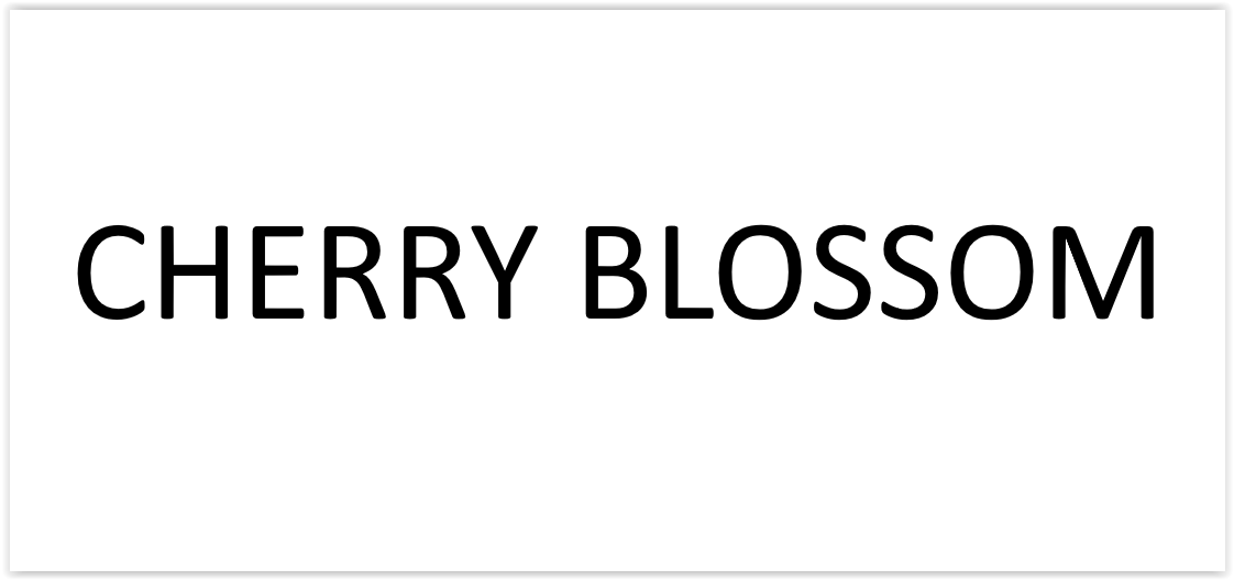 CHERRY BLOSSOM