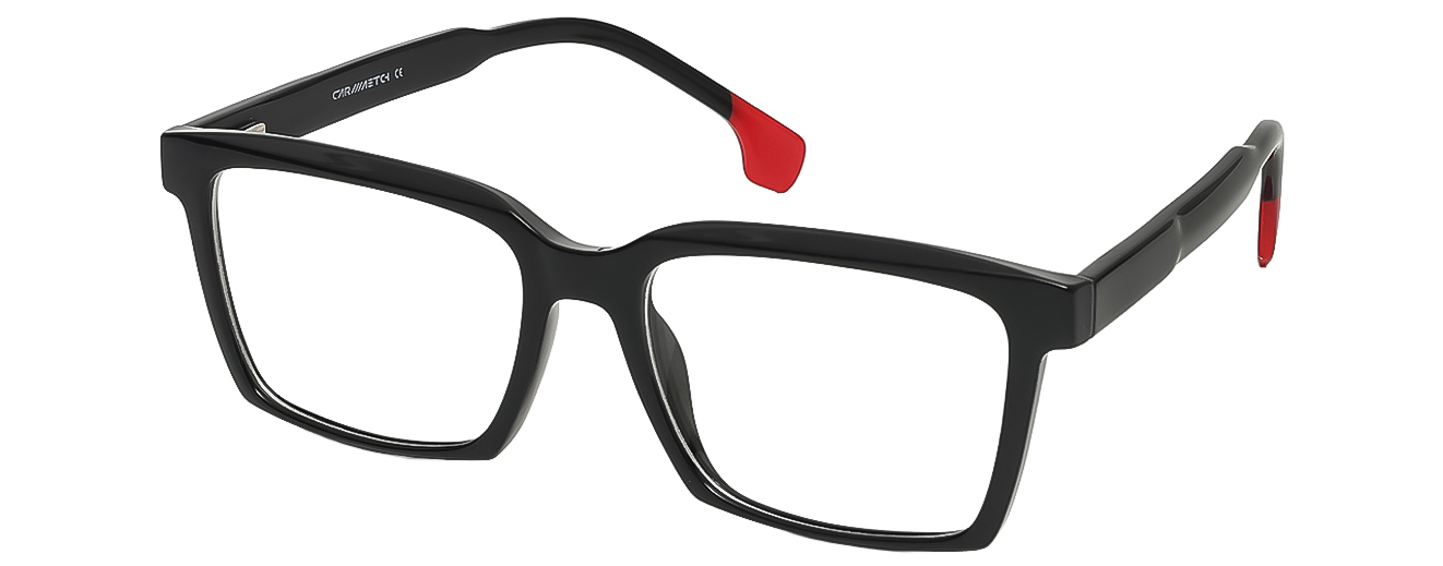 SQUARE	EYEGLASSES		FULL RIM	MEDIUM	SIZE 50	ACETATE	CARMAETCH	134022