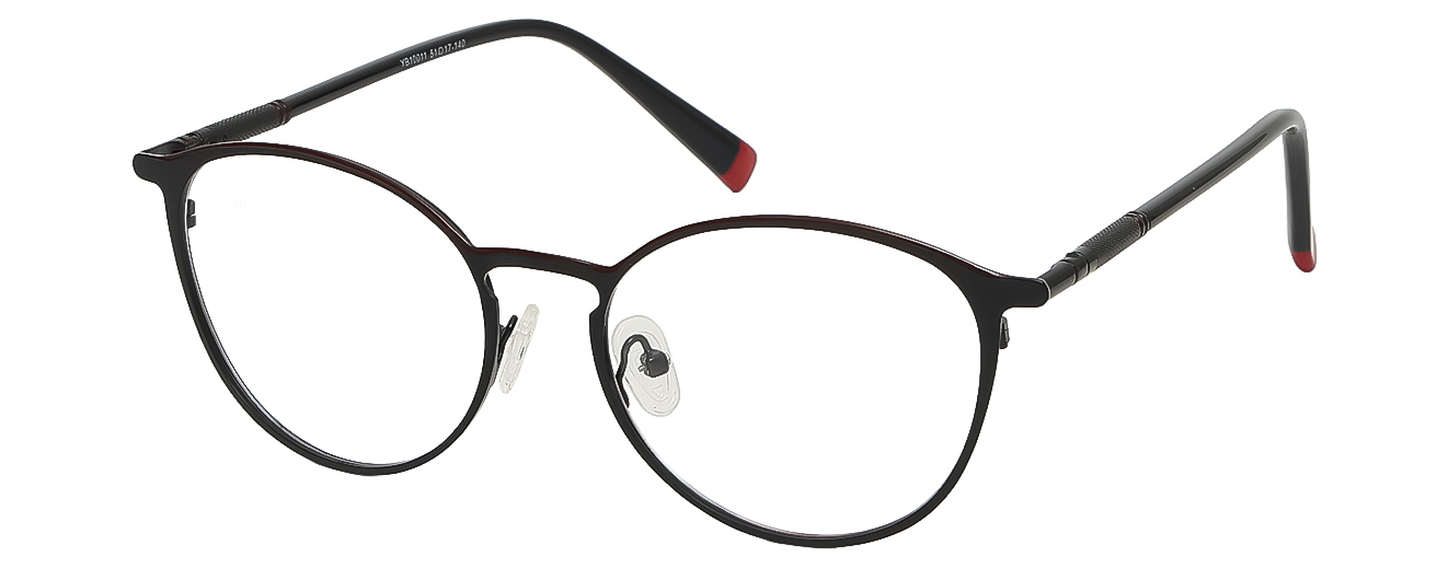 ROUND	EYEGLASSES		FULL RIM	MEDIUM	SIZE 51	STAINLESS STEEL	CANDY CRUISE	YB10011