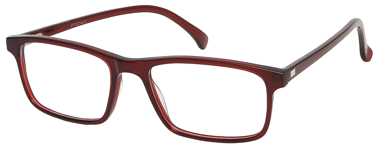 RECTANGLE	EYEGLASSES		FULL RIM	LARGE	SIZE 53	ACETATE	PROWO	P33