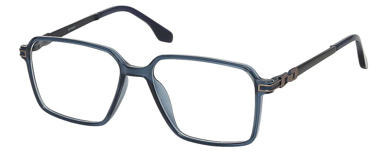 SQUARE	EYEGLASSES		FULL RIM	MEDIUM	SIZE 52	ACETATE	SEPACRE	98009