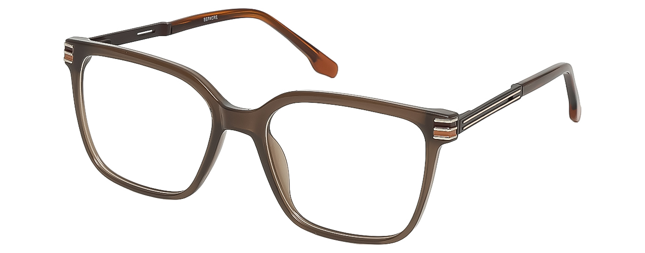 SQUARE	EYEGLASSES		FULL RIM	MEDIUM	SIZE 51	ACETATE	SEPACRE	98011