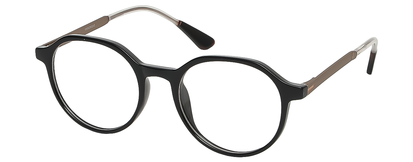 ROUND	EYEGLASSES		FULL RIM	MEDIUM	SIZE 48	ACETATE	VINNORIGHT	119019