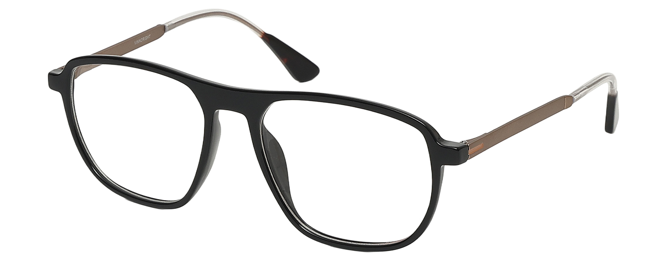 SQUARE	EYEGLASSES		FULL RIM	MEDIUM	SIZE 52	ACETATE	VINNORIGHT	119020