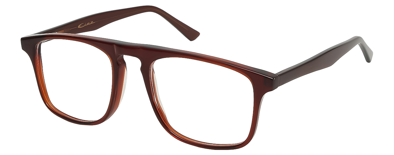 SQUARE	EYEGLASSES		FULL RIM	LARGE	SIZE 54	ACETATE	CIAZ	M-056