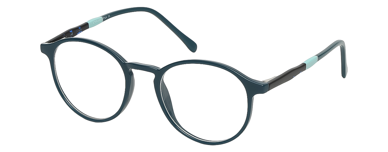 ROUND	EYEGLASSES		FULL RIM	MEDIUM	SIZE 48	ACETATE	CARMAETCH	134030