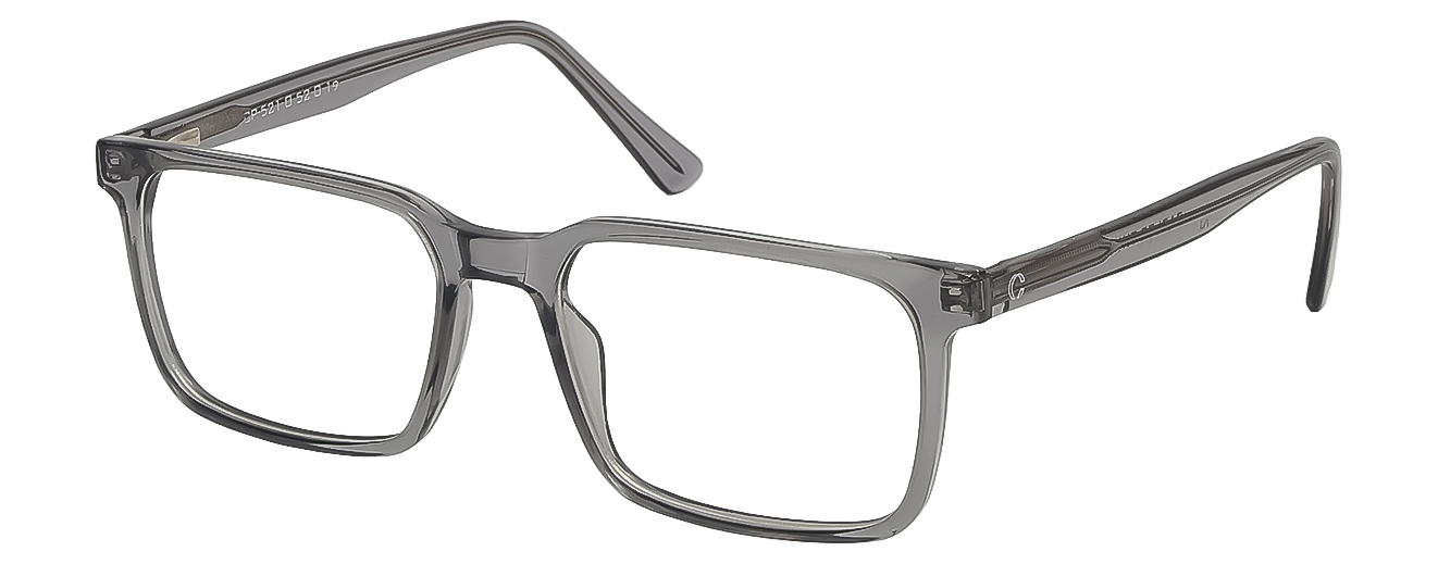 SQUARE	EYEGLASSES		FULL RIM	MEDIUM	SIZE 52	TR	CAPLER THIN	CP-521