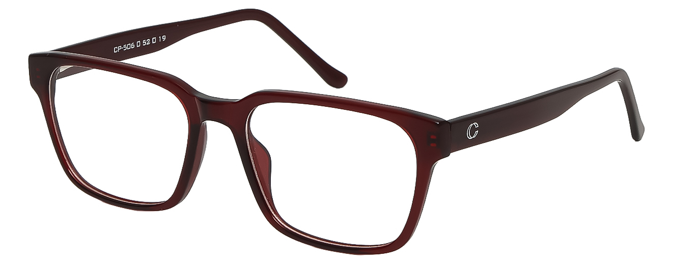 SQUARE	EYEGLASSES		FULL RIM	MEDIUM	SIZE 52	TR	CAPLER THIN	CP-506