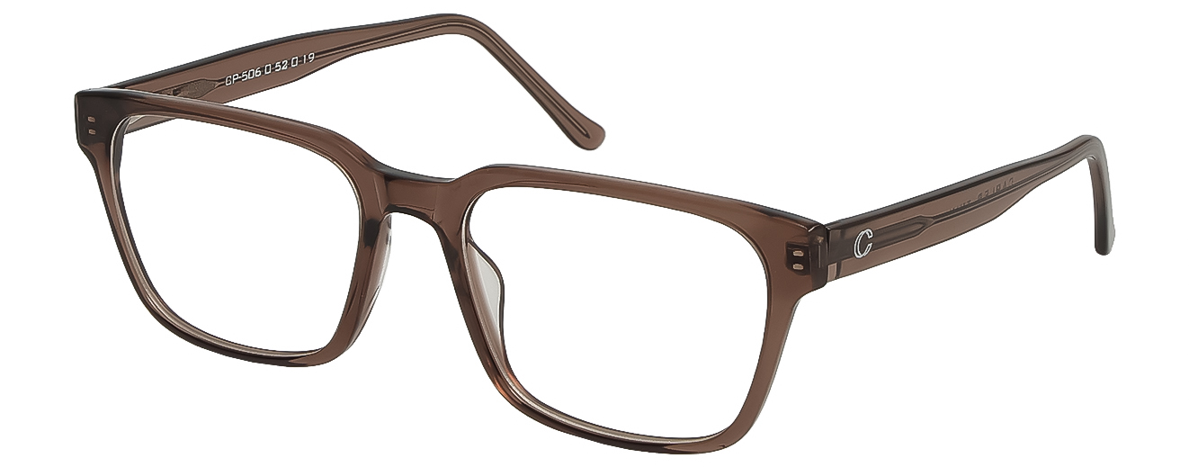 SQUARE	EYEGLASSES		FULL RIM	MEDIUM	SIZE 52	TR	CAPLER THIN	CP-506