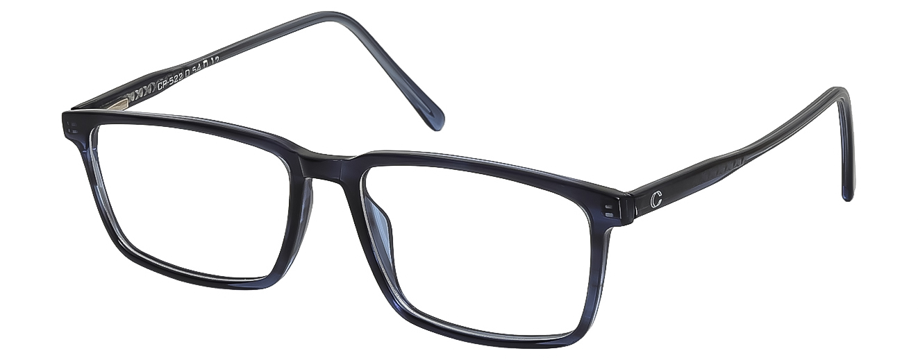 SQUARE	EYEGLASSES		FULL RIM	MEDIUM	SIZE 52	TR	CAPLER THIN	CP-522