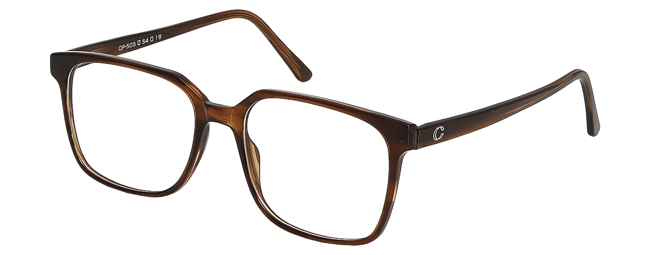 SQUARE	EYEGLASSES		FULL RIM	LARGE	SIZE 54	TR	CAPLER THIN	CP-505