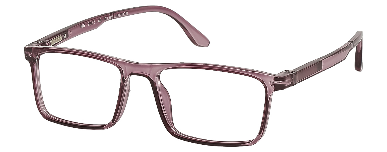RECTANGULAR	EYEGLASSES		FULL RIM	SMALL	SIZE 46	TR	CLAY JUNIOR	MG-2023