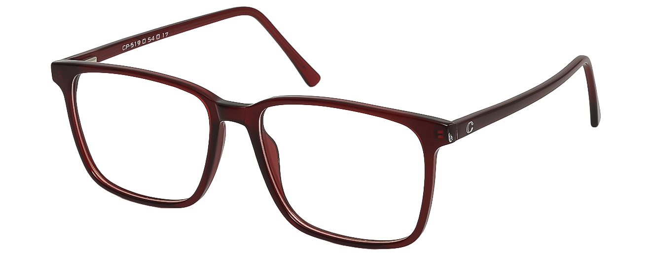 RECTANGLE	EYEGLASSES		FULL RIM	LARGE	SIZE 54	ACETATE	CAPLER THIN	CP-519