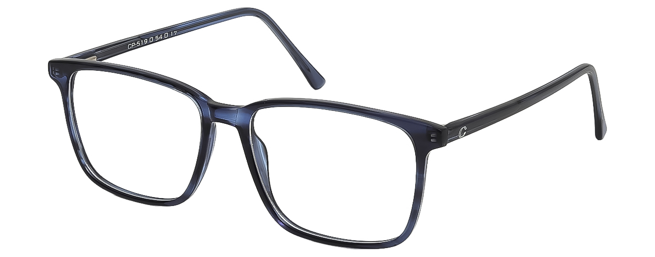 RECTANGLE	EYEGLASSES		FULL RIM	LARGE	SIZE 54	ACETATE	CAPLER THIN	CP-519