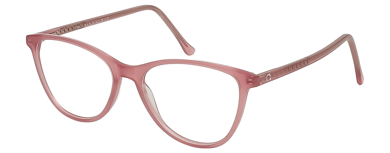 CAT EYE	EYEGLASSES		FULL RIM	MEDIUM	SIZE 52	ACETATE	CAPLER THIN	CP-513