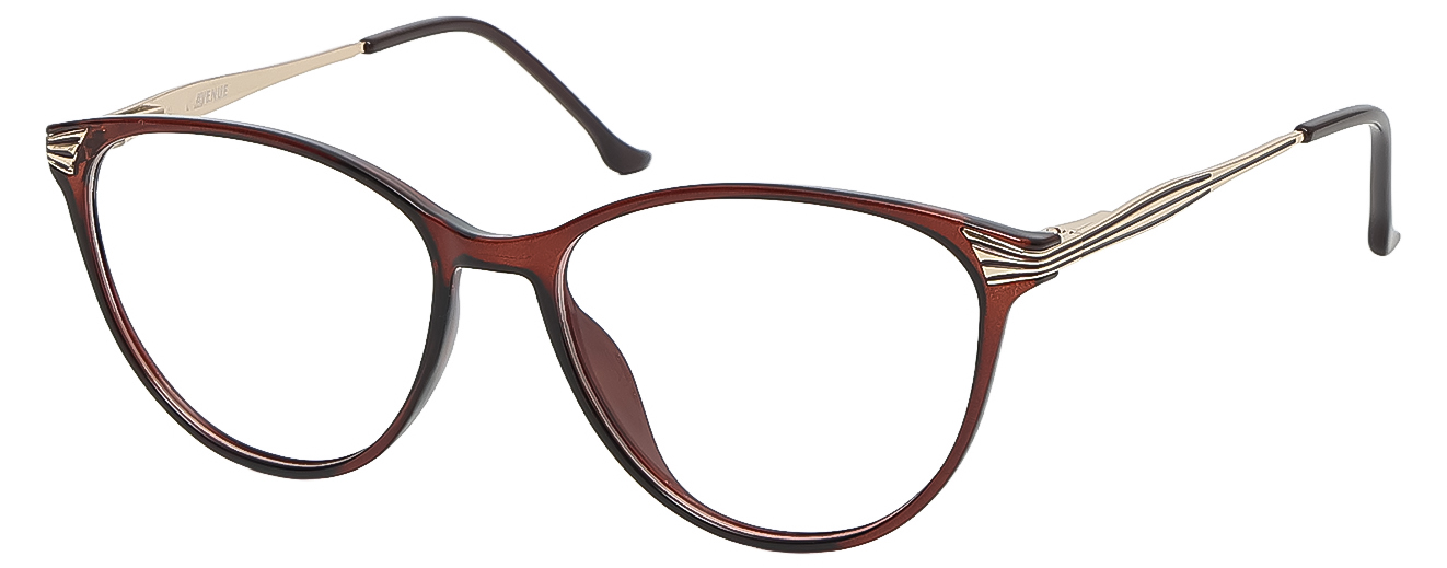 CAT EYE	EYEGLASSES		FULL RIM	MEDIUM	SIZE 50	TR	AVENUE 	52051