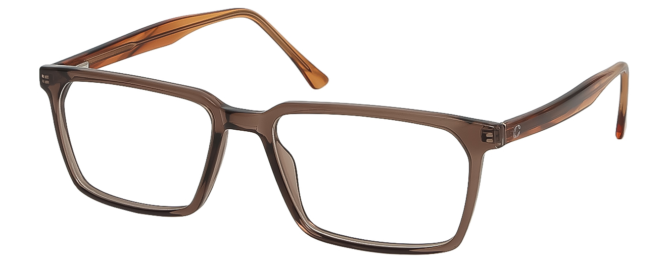 SQUARE	EYEGLASSES		FULL RIM	MEDIUM	SIZE 52	ACETATE	CAPLER THIN	CP-523