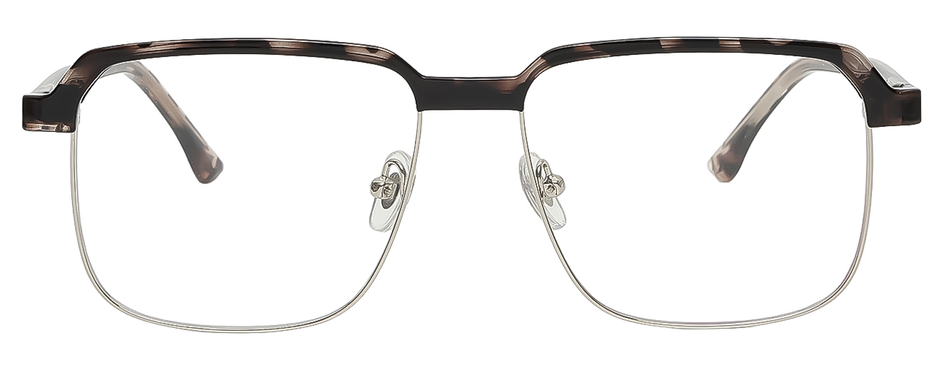 RECTANGULAR	EYEGLASSES		FULL RIM	MEDIUM	SIZE 55	RICH ACETATE	SPECKY	H00190