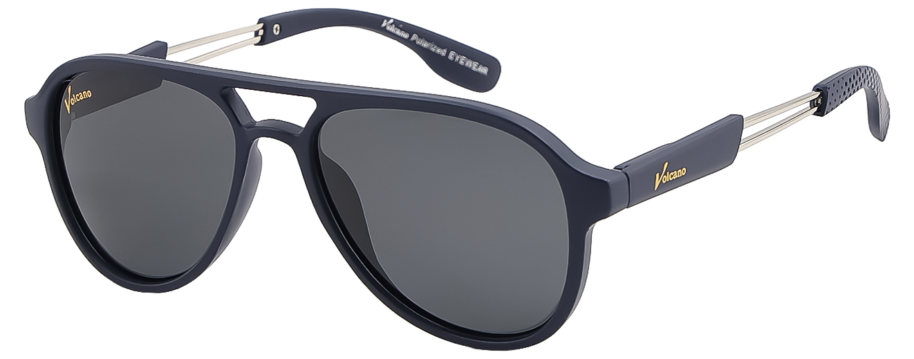 AVIATOR	SUNGLASSES		FULL RIM	LARGE	SIZE 53	ACETATE	VOLCANO POLARIZED	25276