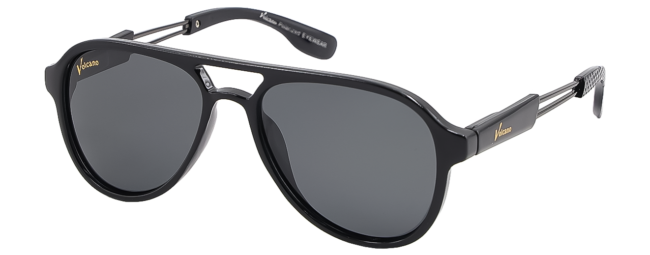 AVIATOR	SUNGLASSES		FULL RIM	LARGE	SIZE 53	ACETATE	VOLCANO POLARIZED	25276