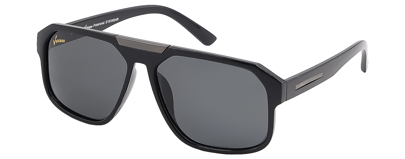 RECTANGULAR	SUNGLASSES		FULL RIM	LARGE	SIZE 57	ACETATE	VOLCANO POLARIZED	25261