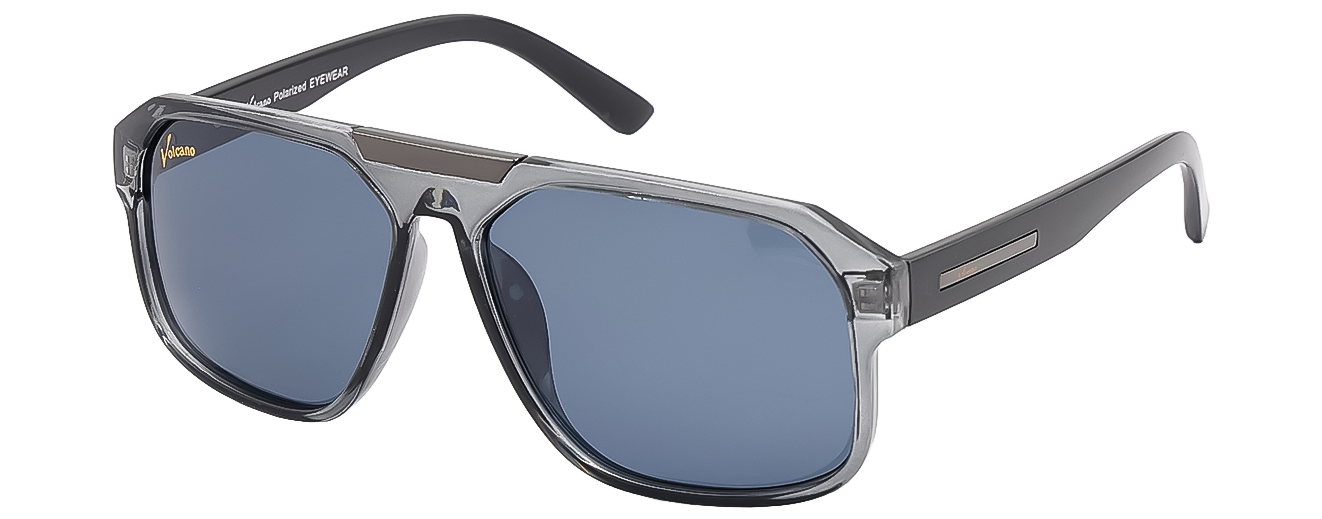 RECTANGULAR	SUNGLASSES		FULL RIM	LARGE	SIZE 57	ACETATE	VOLCANO POLARIZED	25261