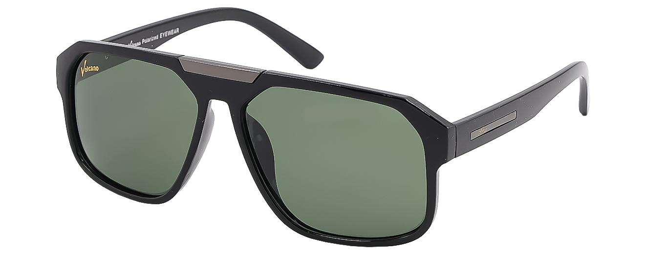 RECTANGULAR	SUNGLASSES		FULL RIM	LARGE	SIZE 57	ACETATE	VOLCANO POLARIZED	25261