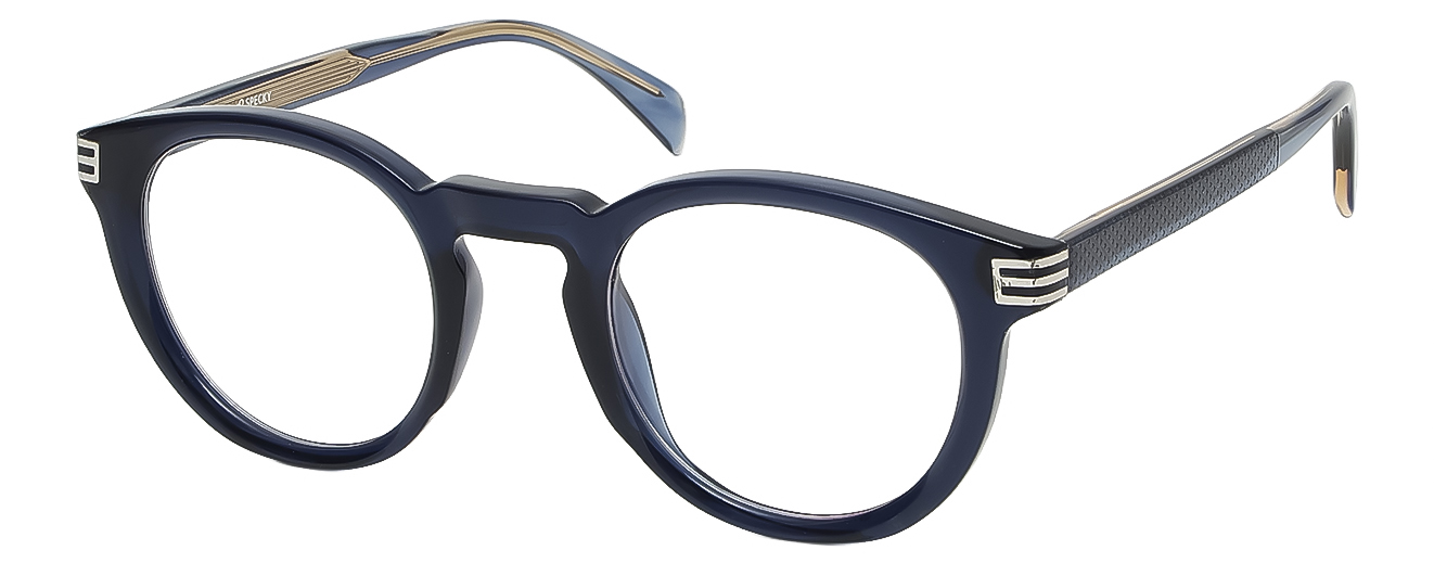 ROUND	EYEGLASSES		FULL RIM	MEDIUM	SIZE 48	RICH ACETATE	SPECKY LOS VEGAS	OLD9248