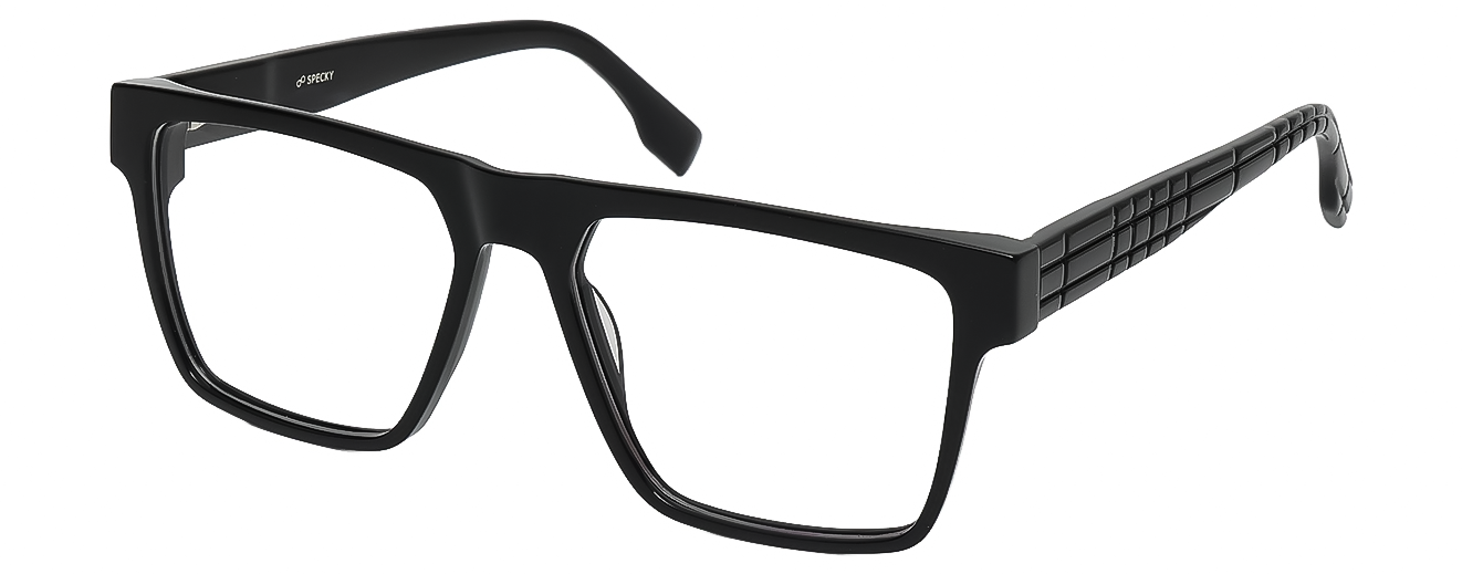 SQUARE	EYEGLASSES		FULL RIM	LARGE	SIZE 56	ACETATE	SPECKY	W53052
