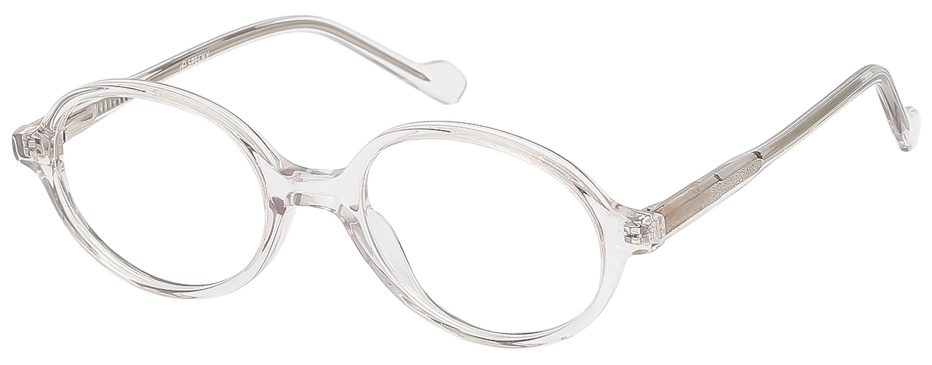 OVAL	EYEGLASSES		FULLRIM	SMALL	SIZE 45	RICH ACETATE	SPECKY	8043