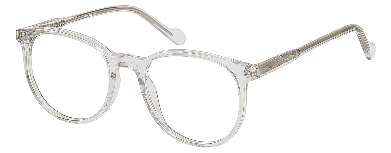 ROUND	EYEGLASSES		FULLRIM	SMALL	SIZE 45	RICH ACETATE	SPECKY	8048