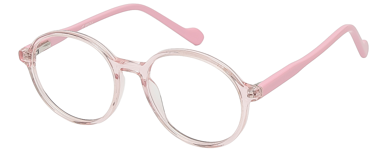 ROUND	EYEGLASSES		FULLRIM	SMALL	SIZE 46	RICH ACETATE	SPECKY	8049