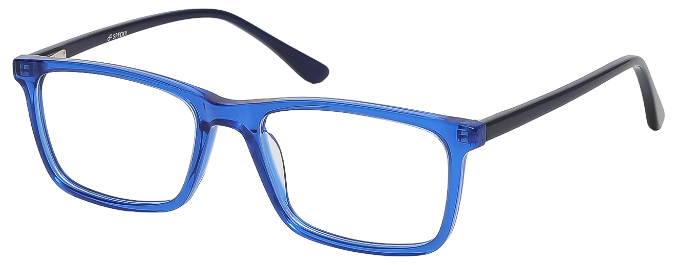 SQUARE	EYEGLASSES		FULLRIM	SMALL	SIZE 49	RICH ACETATE	SPECKY	8050
