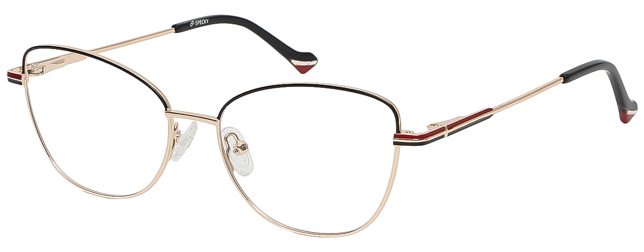 CAT EYE	EYEGLASSES		FULLRIM	MEDUM	SIZE 51	TITANIUM	SPECKY	YY 8800