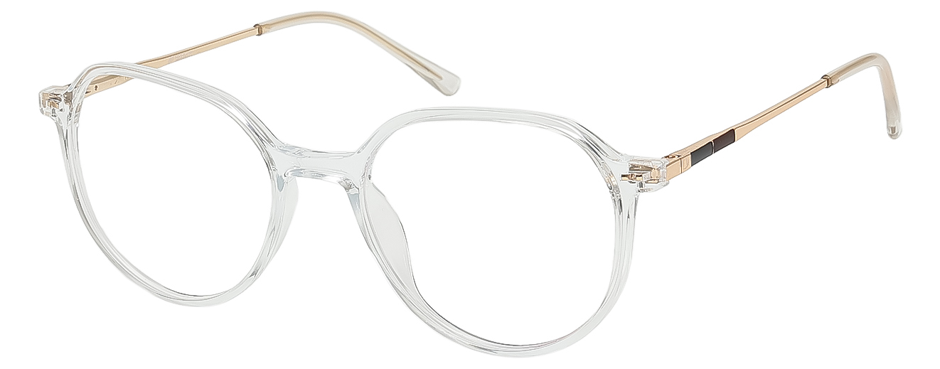 ROUND	EYEGLASSES		FULLRIM	LARGE	SIZE 52	RICH ACETATE	SPECKY	0455