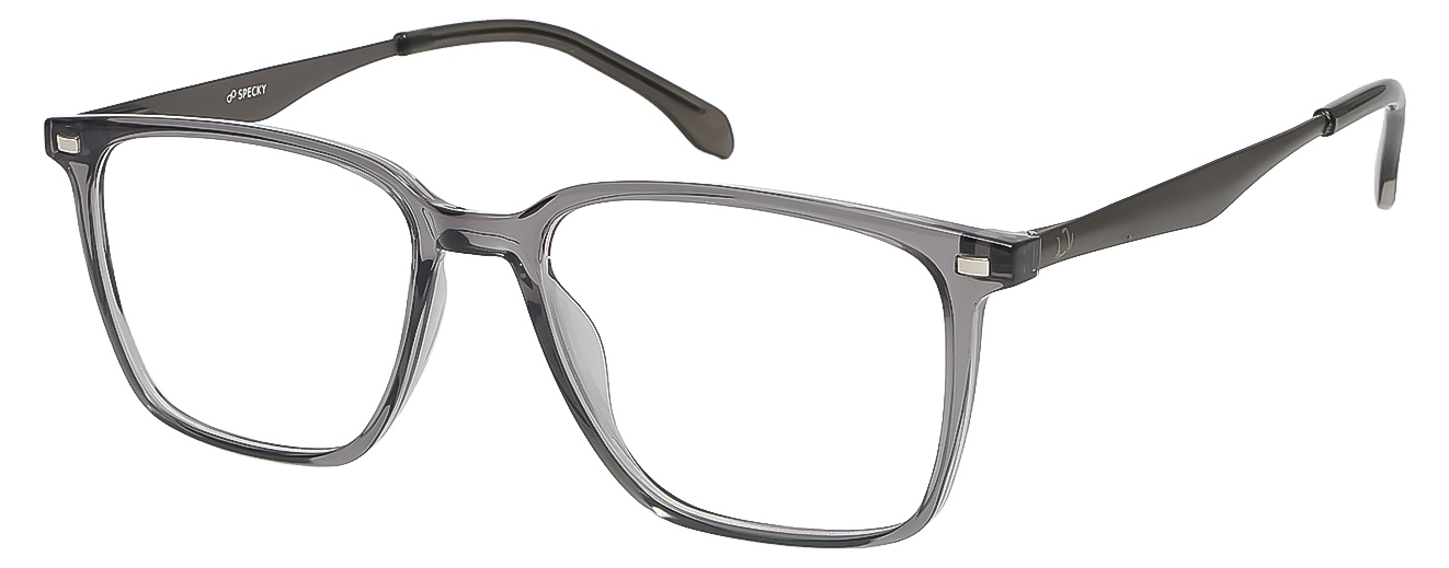 SQUARE	EYEGLASSES		FULLRIM	LARGE	SIZE 53	RICH ACETATE	SPECKY	OLD3169