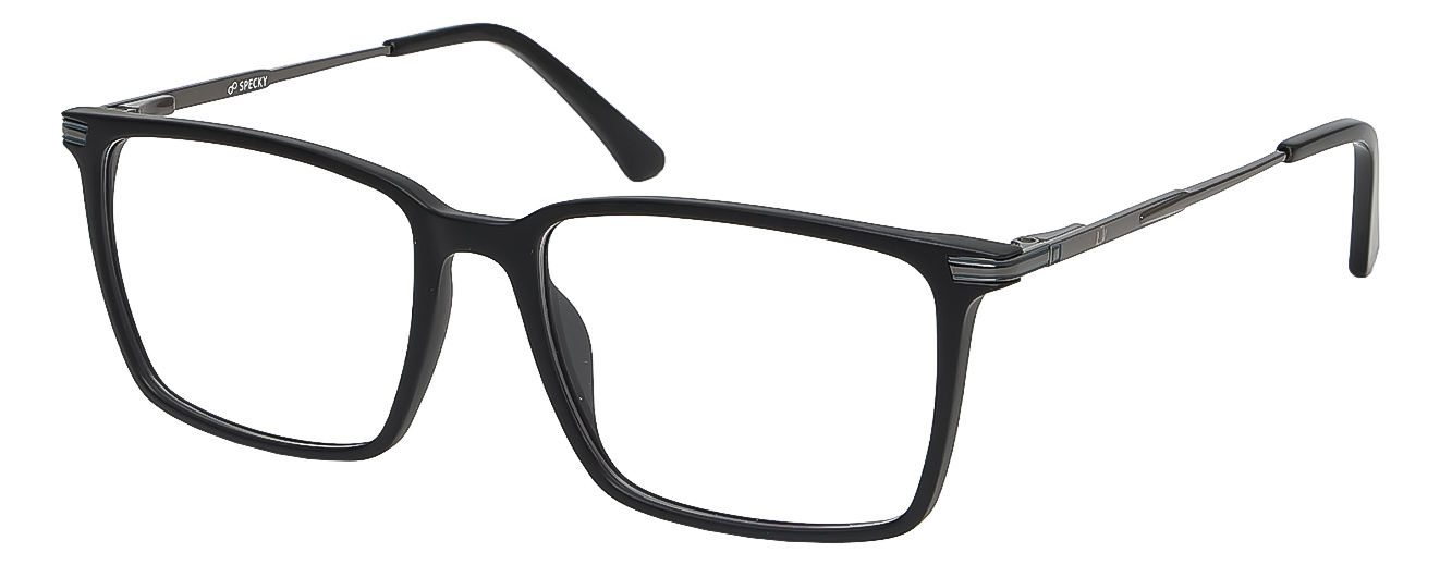 SQUARE	EYEGLASSES		FULL RIM	LARGE	SIZE 53	ACETATE	SPECKY	TM2344-1S