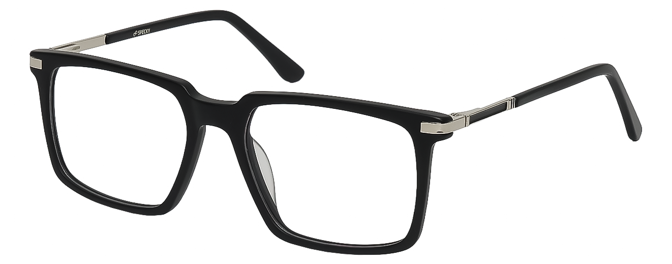 SQUARE	EYEGLASSES		FULLRIM	LARGE	SIZE 51	RICH ACETATE	SPECKY	CH 7801
