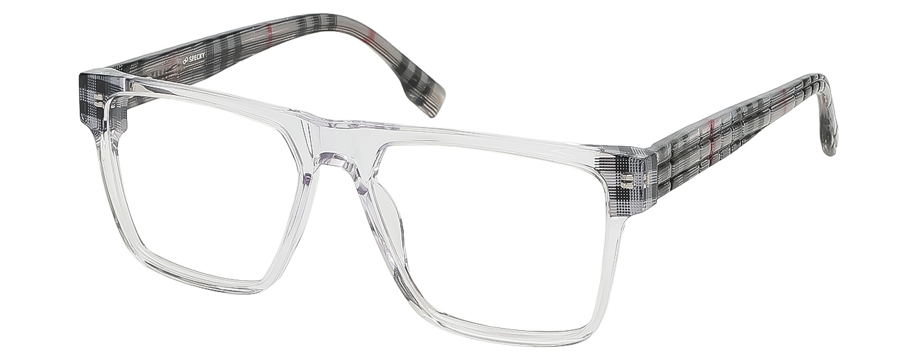 SQUARE	EYEGLASSES		FULL RIM	LARGE	SIZE 56	ACETATE	SPECKY	W53052