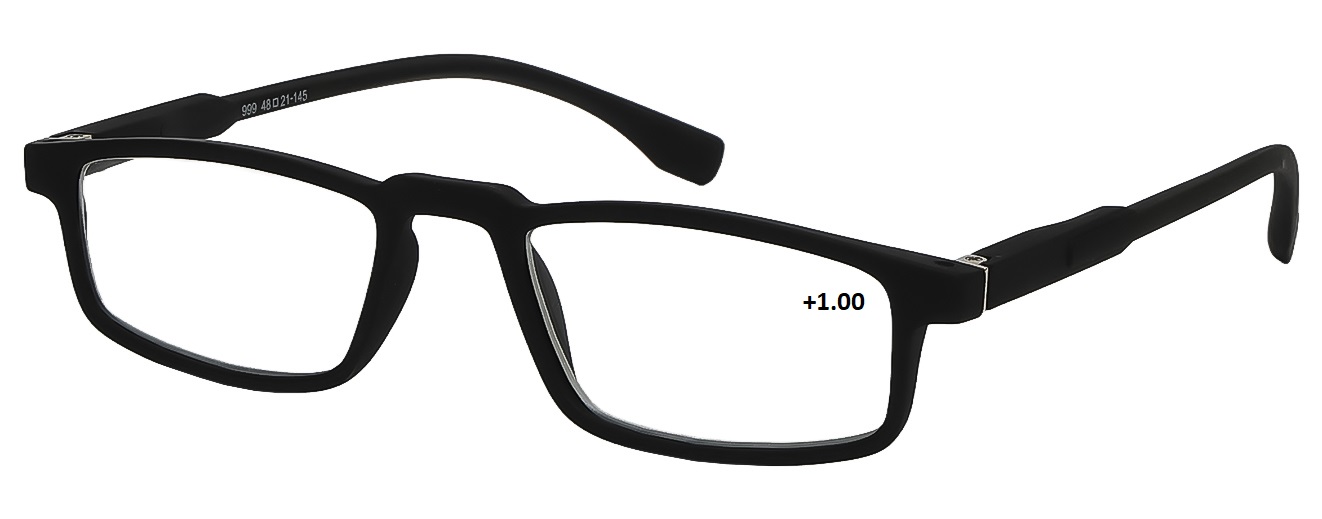 RECTANGULAR	READING GLASSES	(+1.75)	FULL RIM	MEDIUM	SIZE 48	TR	COVAX READING	999